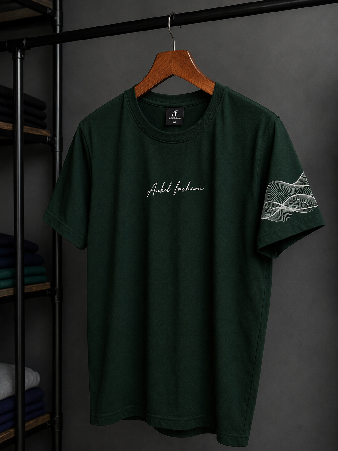 Men's T-Shirts Bottle Green